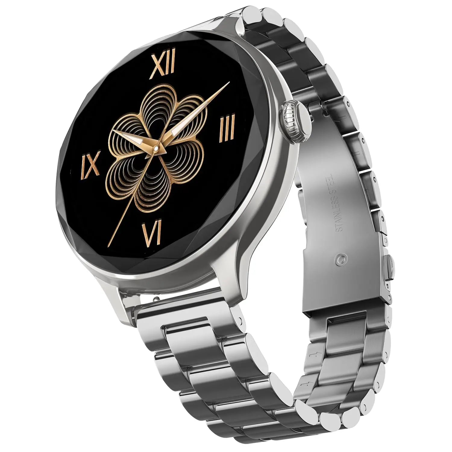 Noise Diva Smartwach for Women with AI Voice Assistant, 100+ Watchfaces, Sleep Tracker, Female Cycle Tracking, BT Calling, AMOLED Display, Water & Dust Resistant, 1 Year Warranty (Black link)