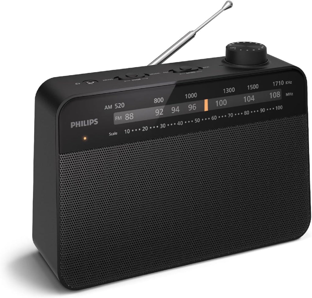 Philips TAR2509 Portable FM/MW Radio, 2024