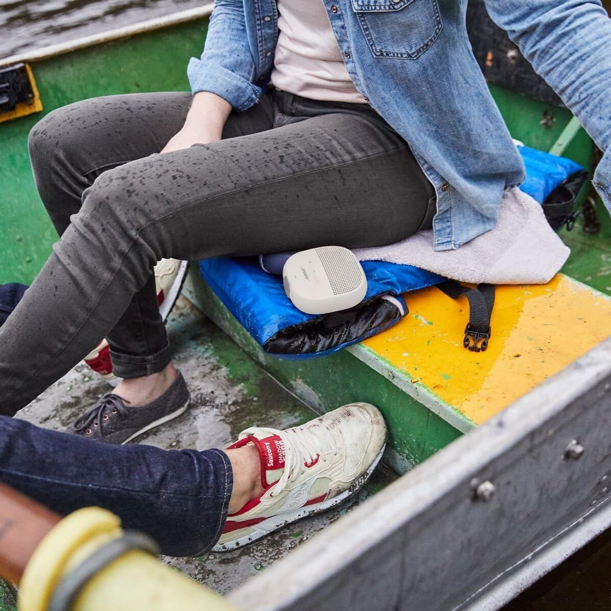 Bose SoundLink Micro Bluetooth Speaker: Small Portable Waterproof Speaker with Microphone, White