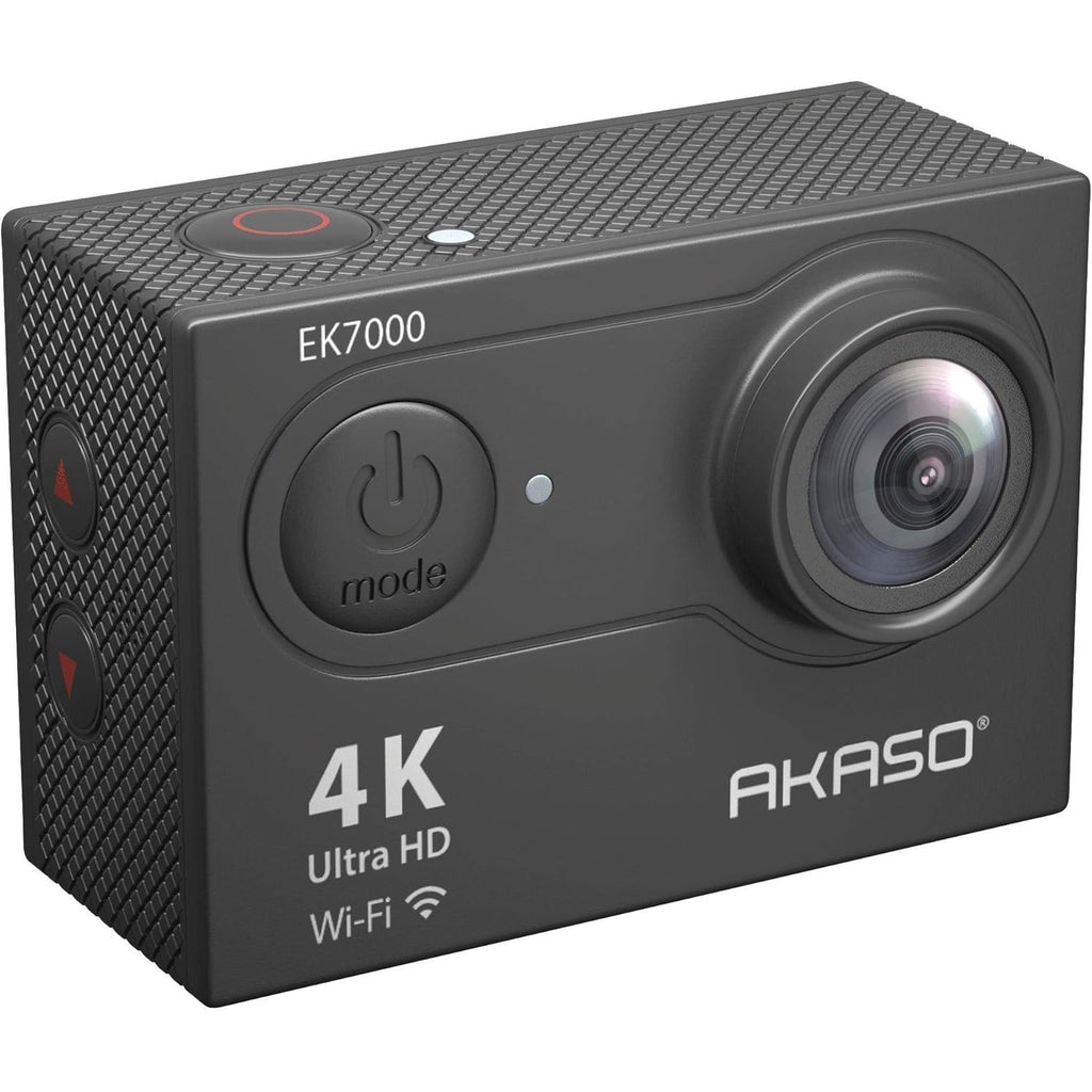 AKASO EK7000 4K30FPS 20MP WiFi Action Camera with EIS Ultra HD Underwater Camera 131FT Waterproof Camera Remote Control 4X Zoom Support External Microphone Black