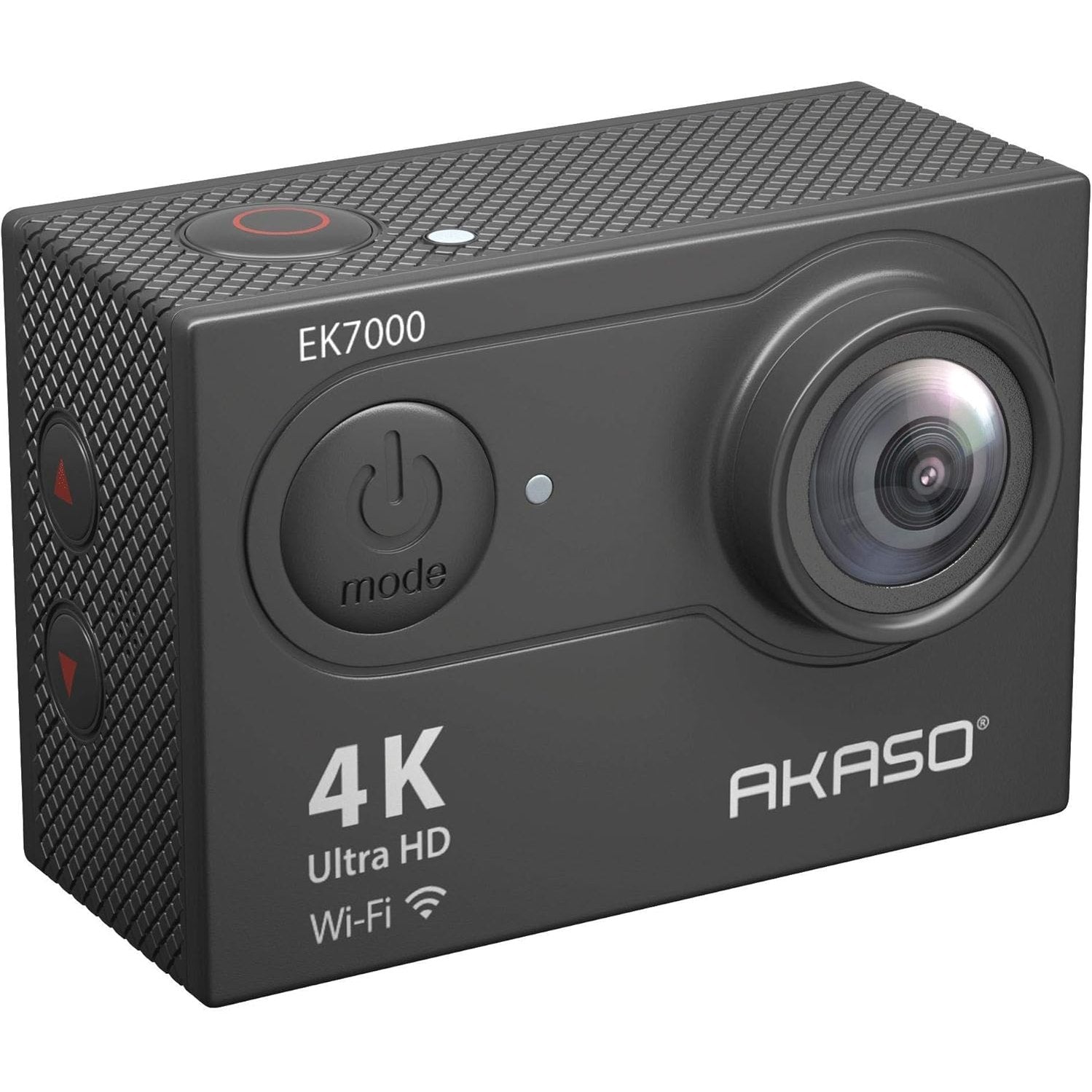 AKASO EK7000 4K30FPS 20MP WiFi Action Camera with EIS Ultra HD Underwater Camera 131FT Waterproof Camera Remote Control 4X Zoom Support External Microphone Black