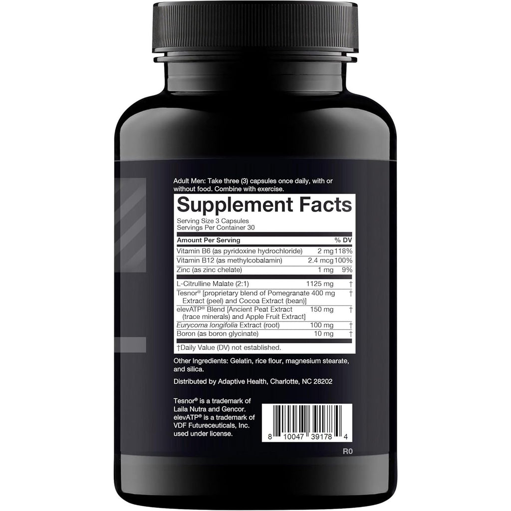 Nugenix Total-T, Free and Total Testosterone Booster Supplement for Men, 90 Count