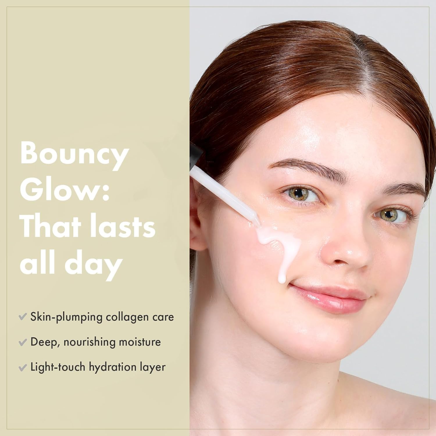 TOSOWOONG Real Collagen Face Serum, Hydrating & Firming with Hydrolyzed Collagen and Hyaluronic Acid – Supports Elasticity and Smooth-Looking Skin – Korean Skincare, 33ml, 1.11 fl. oz