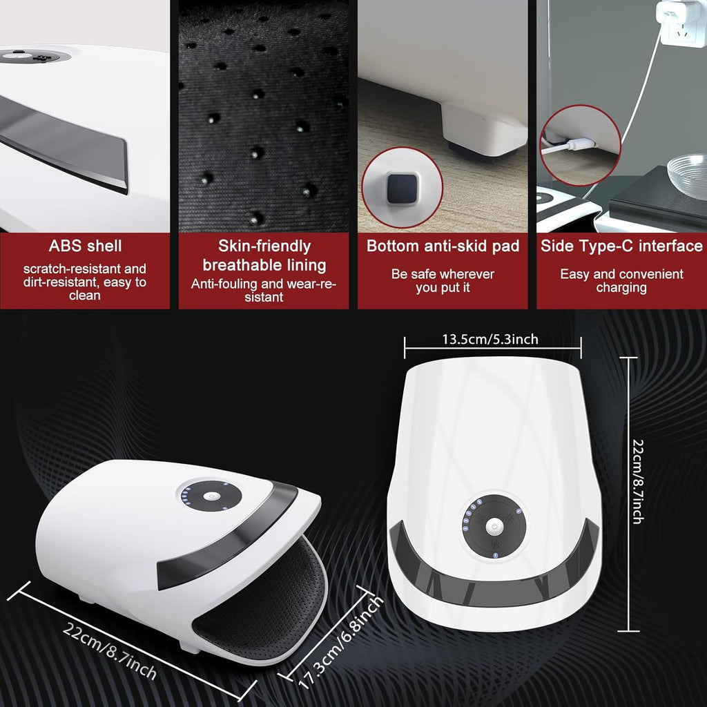 Christmas for Men Women - Hand Massager with Compression & Heating,Personalised Gifts for Women,Grandma Gifts for Women Men Mom