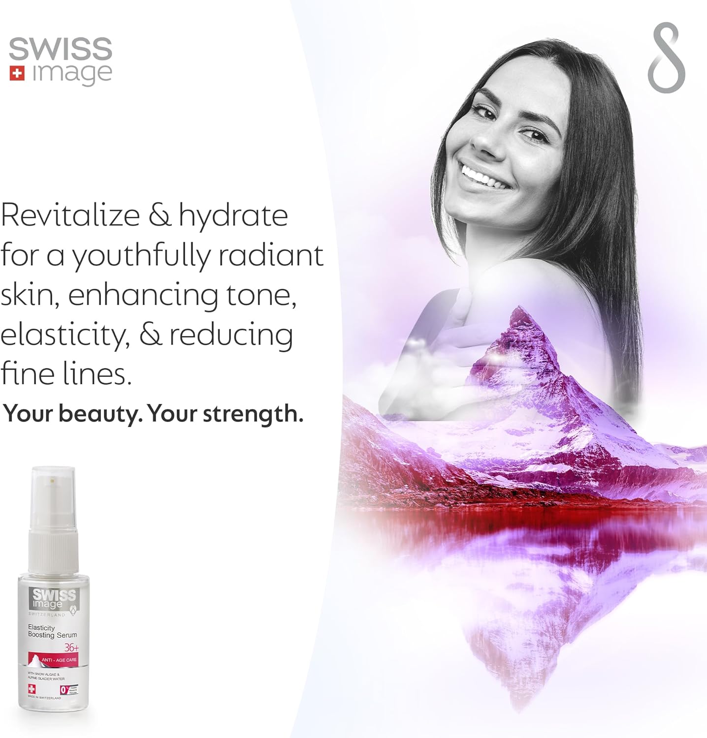 Swiss Image Anti Age Face Serum 30 ml| Collagen Boosting Formula, Reduces Wrinkles & Fine Lines, Firming & Hydrating, Lightweight Anti-Aging Serum for Smooth & Youthful Skin| Swiss Made
