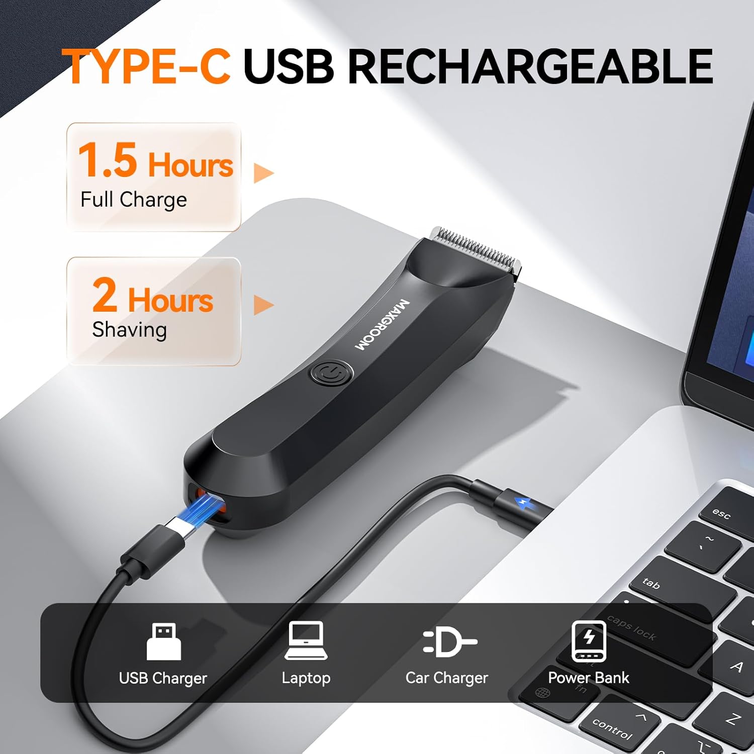 MAXGROOM Body Hair Shaver