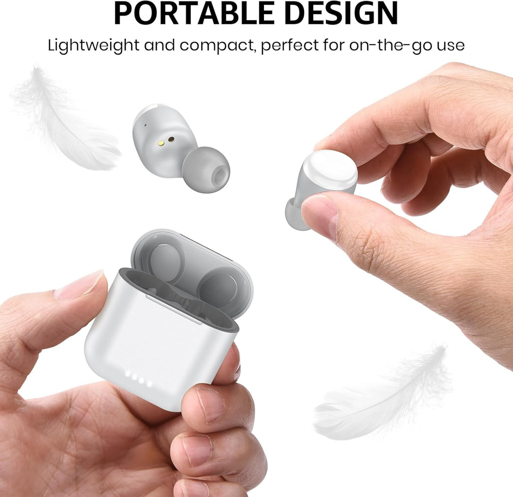 TOZO T6 Mini Wireless Bluetooth Headphones, Wireless Earbuds Erogonomic Design Sport 50H, IPX8 Wireless Bluetooth Headset EQ Personalized by App