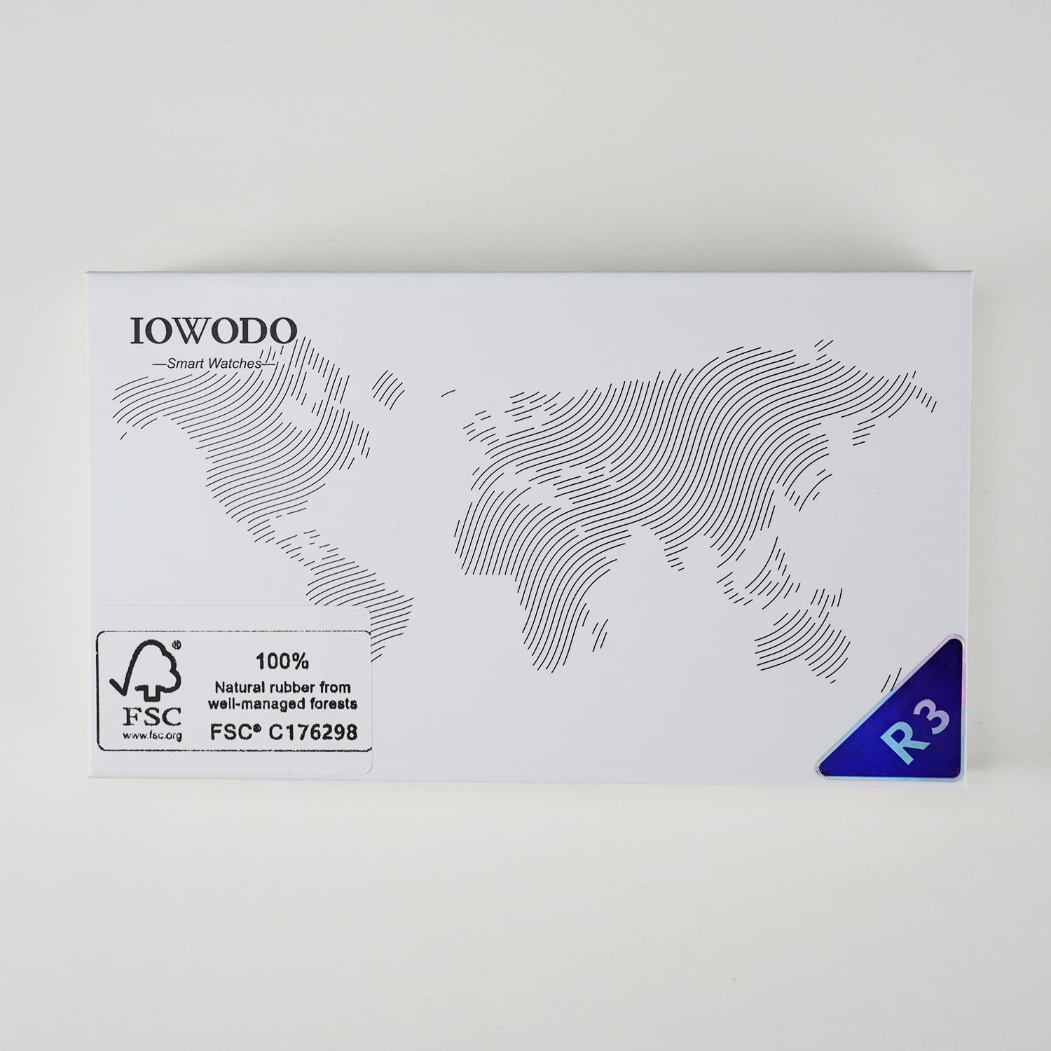 IOWODO Smartwatch Men Women 1.85 Inch Smart Fitness Watch with 100 Sports Modes, Bluetooth Calls, Heart Rate Monitor/Sleep/SpO2, Smartwatch Watch for Android iOS(Black)