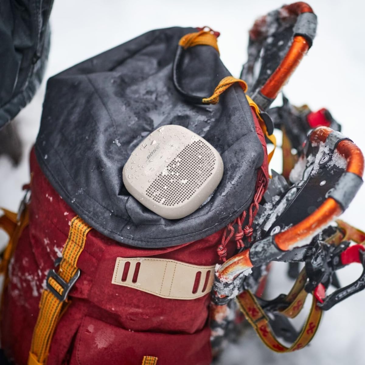 Bose SoundLink Micro Bluetooth Speaker: Small Portable Waterproof Speaker with Microphone, White