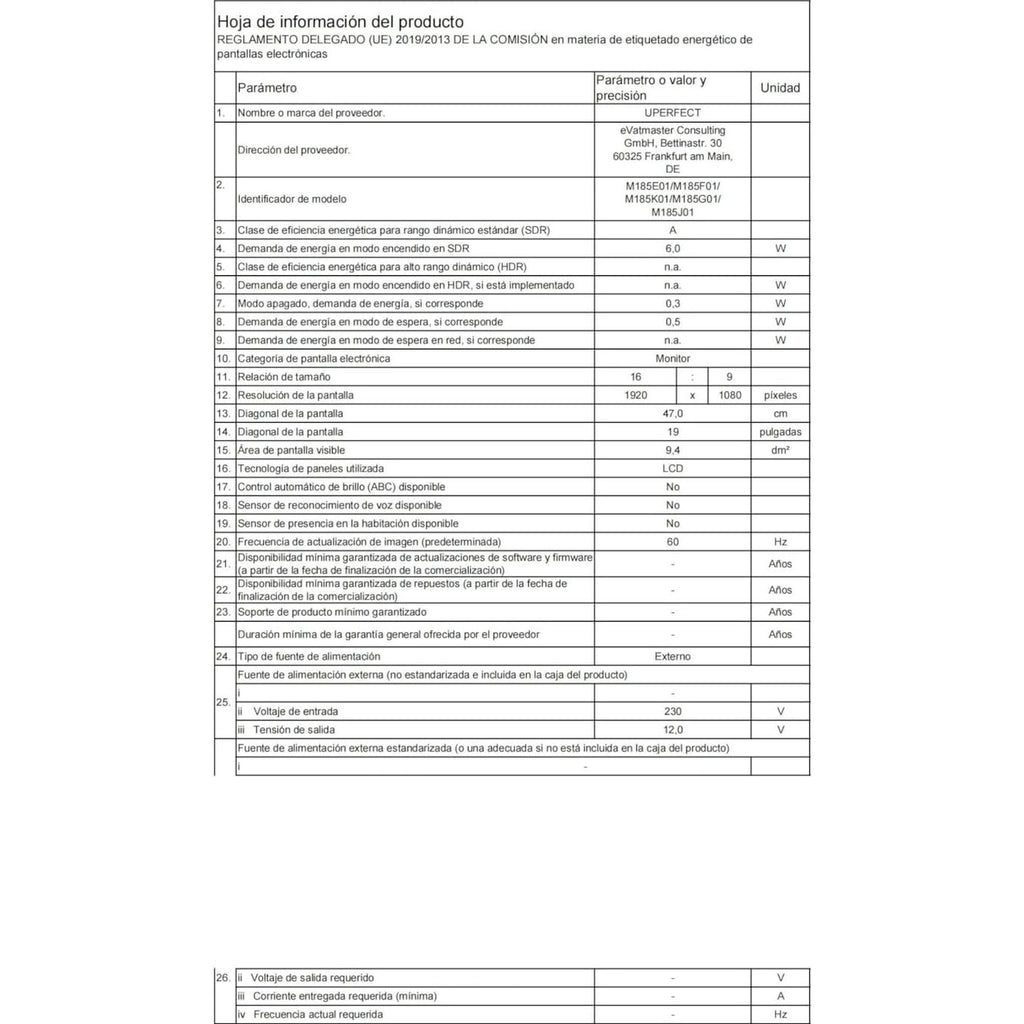 UPERFECT 18.5 Inch 120Hz Portable Screen with Matte IPS Display Full HD 1920 x 1080 USB C Mini HDMI for Laptop PC Switch PS4/5 Xbo Raspb Pi, Metal Case, Mobile Monitor VESA Mount