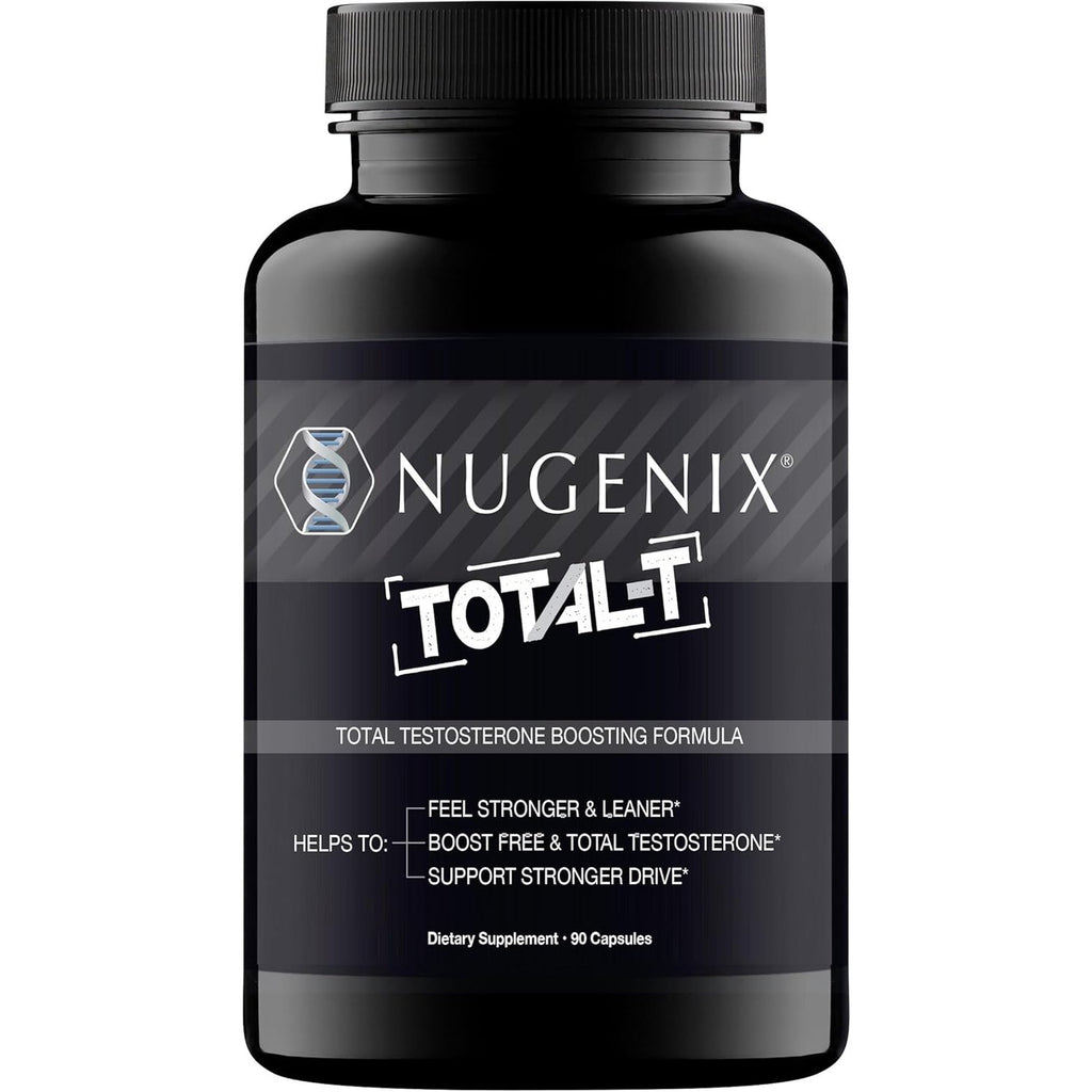 Nugenix Total-T, Free and Total Testosterone Booster Supplement for Men, 90 Count