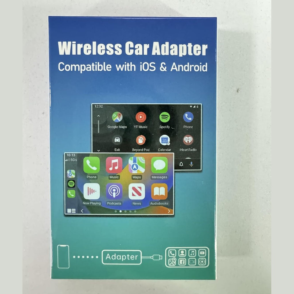Wireless Carplay Adapter, 2025 Upgrade Converts Wired to Wireless Adapter for iPhone, Wireless Control Plug & Play Carplay for 2017+ Cars and for Apple iPhone iOS 10+