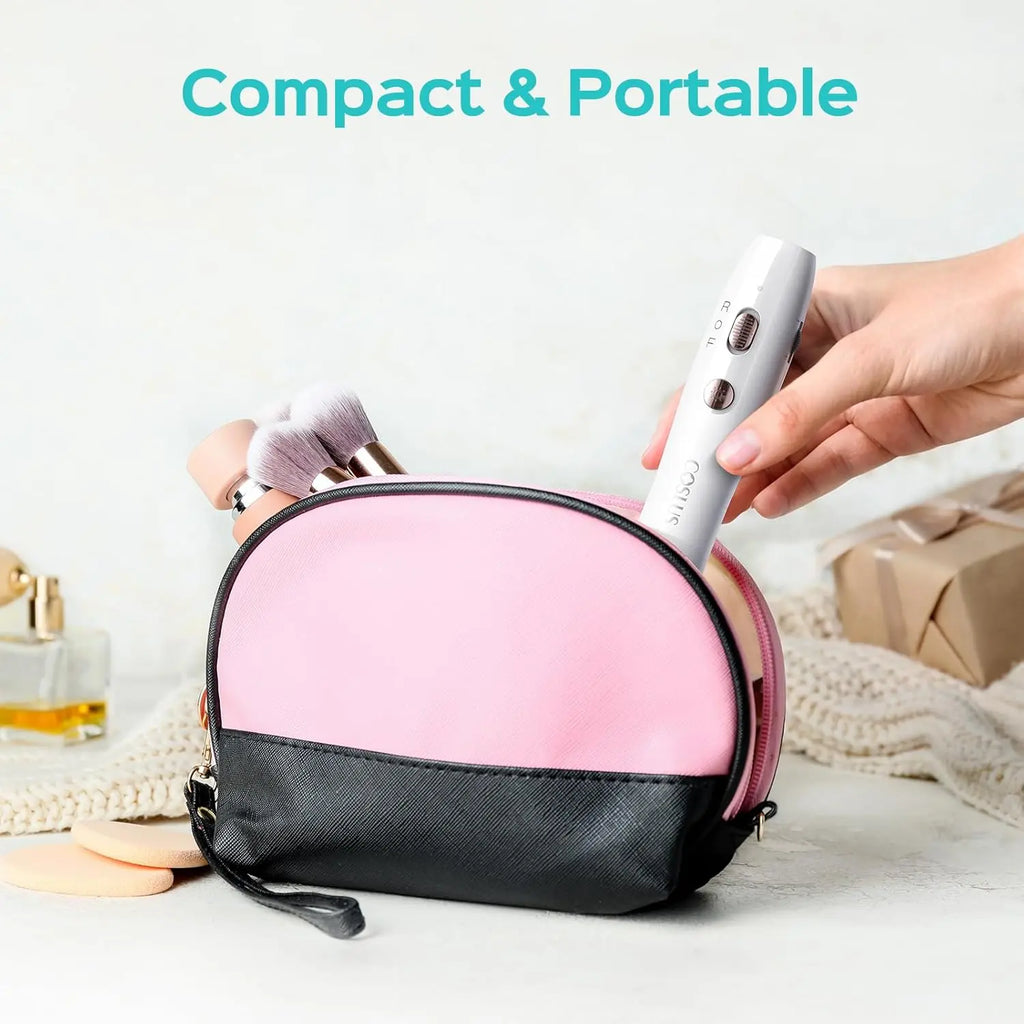 Cordless Nail Drill Electric File: COSLUS with Nail Lamp 2 in 1 Portable Nail Drill Machine Kit, Professional for Acrylic Gel Dip Powder Nails, Rechargeable Manicure Pedicure Tools Polish Set White