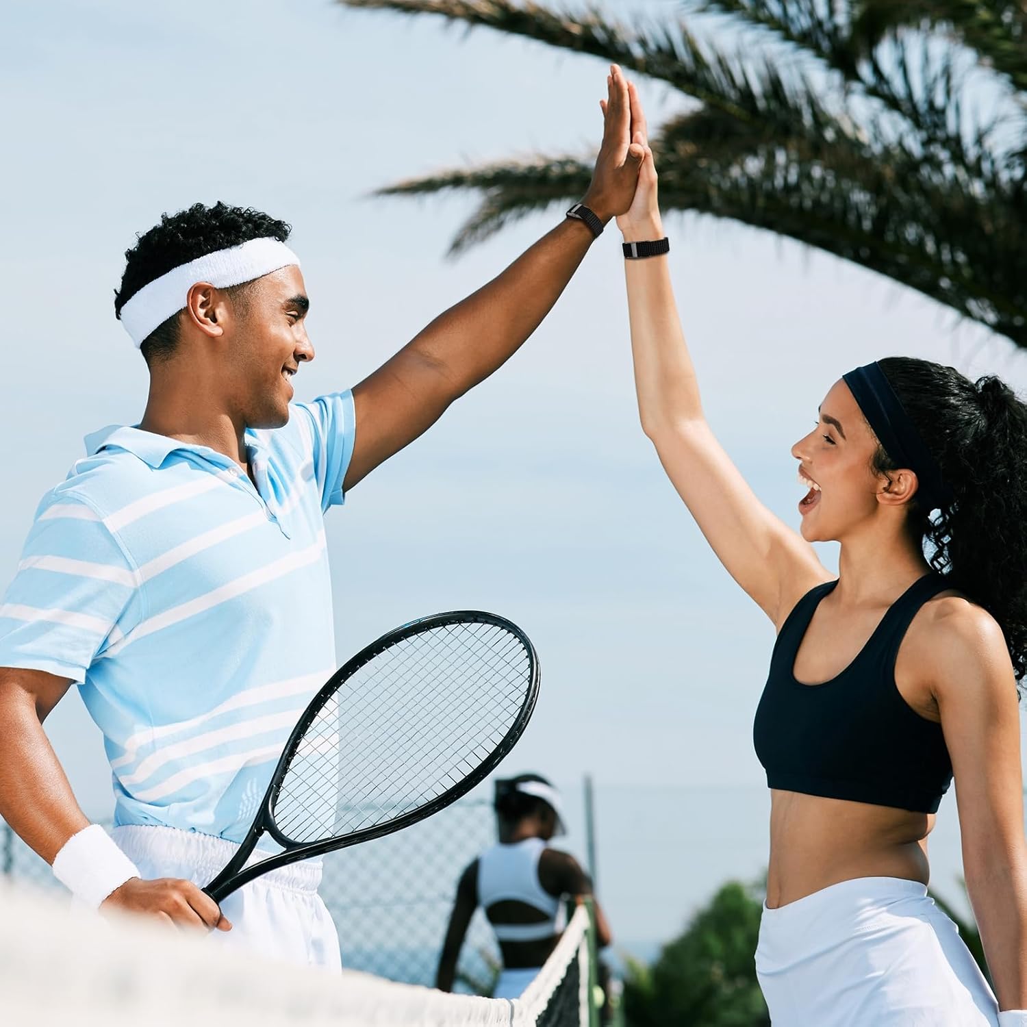 IAMJOY Smart Health Wristband, Wearable Activity & Fitness Tracker for Multi-Sport Mode, All-Day Automatic Continuous Monitoring of Health Data, Improve Sleep, Stress & Wellness, with Free App, Black