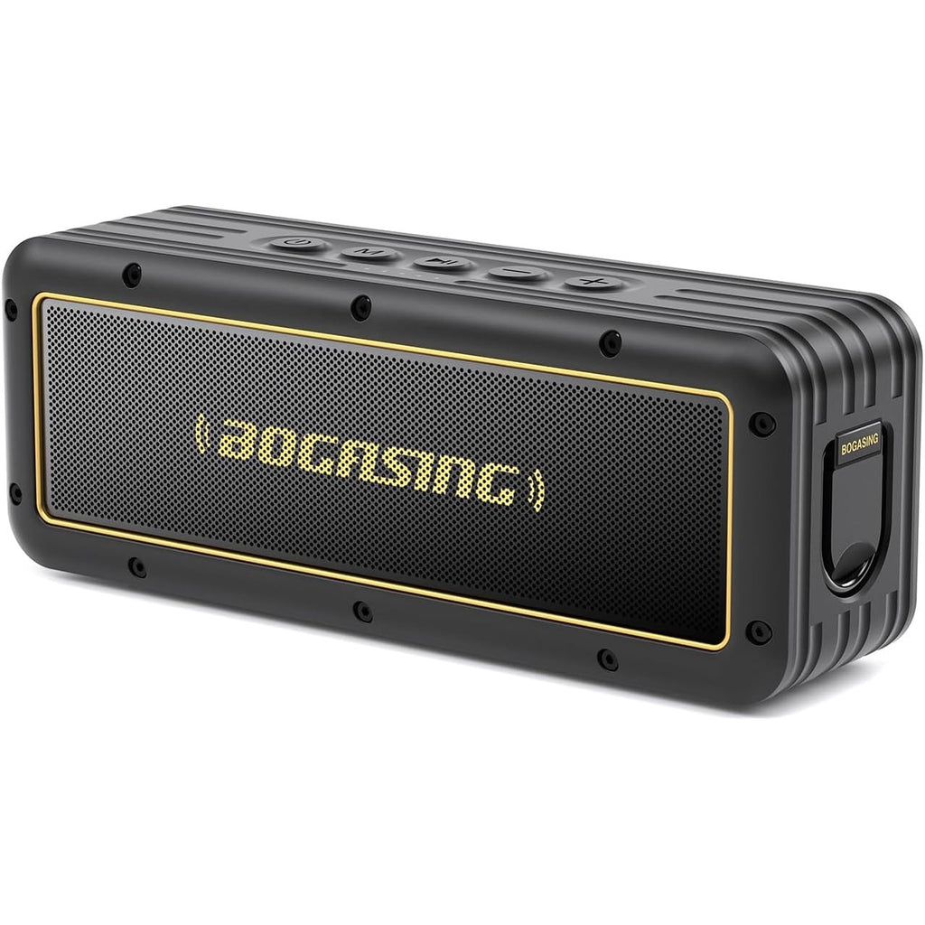 BOGASING G4 Bluetooth Speaker, Portable Wireless Speakers, 50W Stunning & Balanced Sound with Rich Bass, 24H Playtime, IPX7 Waterproof, Bluetooth 5.3, EQ, TWS, TF-Card, AUX, USB, for Outdoor Home