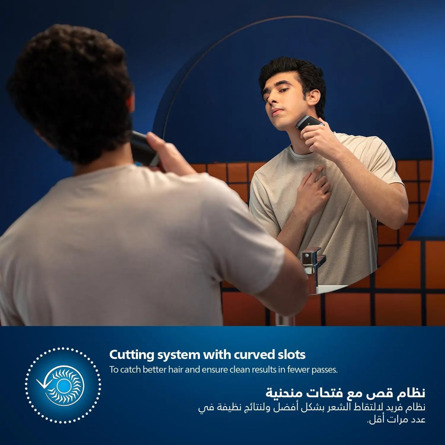 Philips Portable Shaver, On-The-Go Wet And Dry Electric Shaver, Comfortcut Blade System, 3D Floating Heads, Compact Design, Powerful Battery, Model Pq888/06