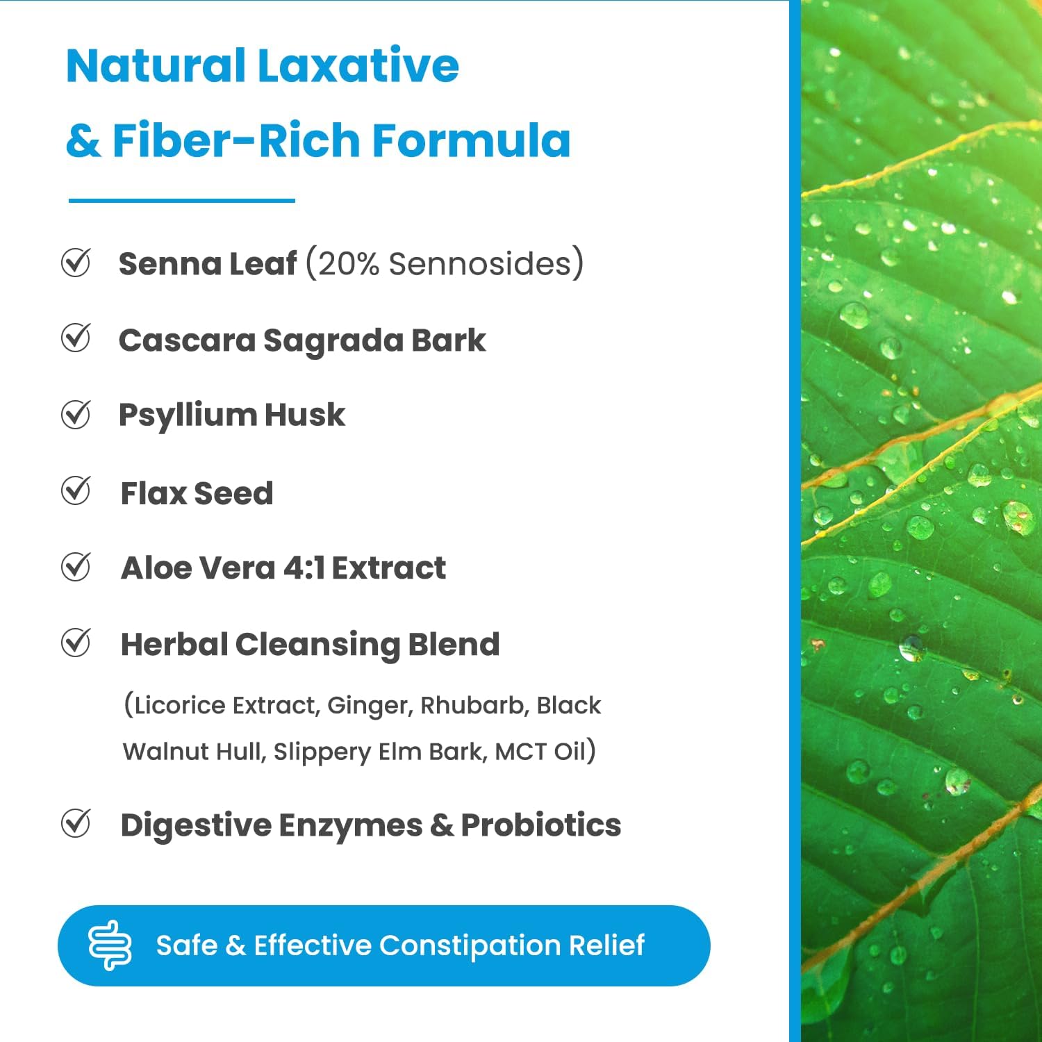 NutraChamps Colon Cleanse & Detox for Weight Loss [14 Day Quick Cleanser] Safe & Effective Formula with Probiotic & Digestive Enzymes for Constipation Relief