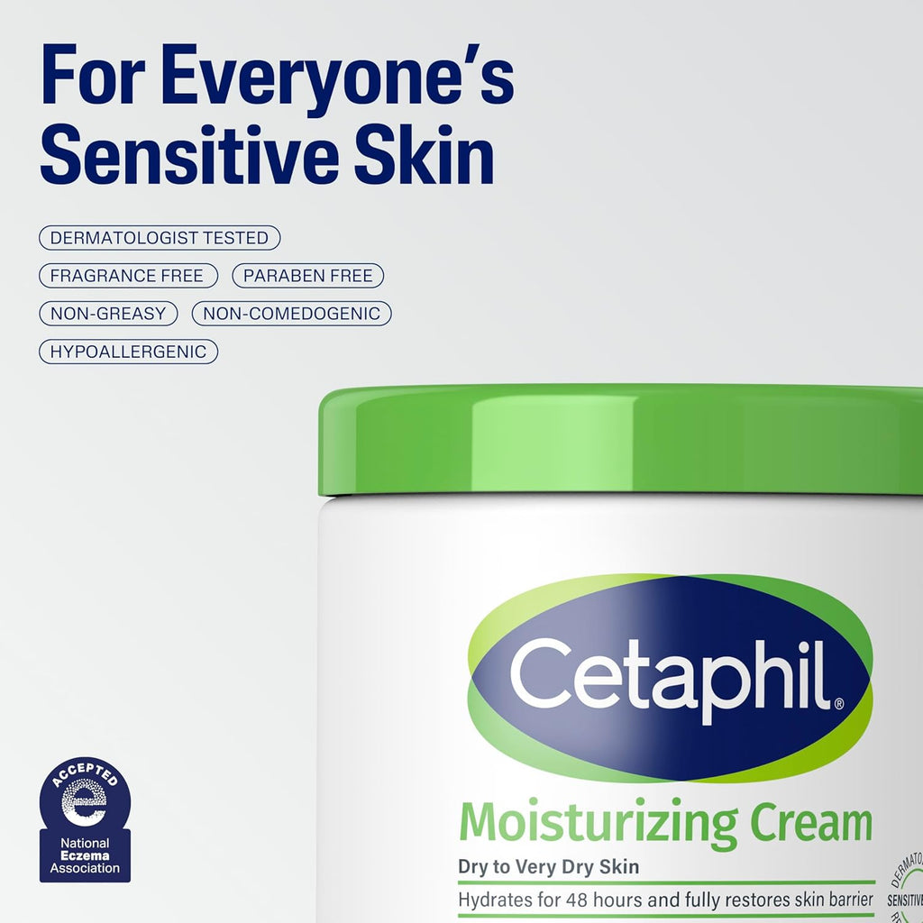 Cetaphil Moisturizing Cream 566g Dry to Very Dry Skin