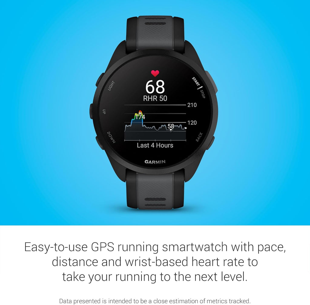 GARMIN FORERUNNER 165 BLACK/SLATE GREY