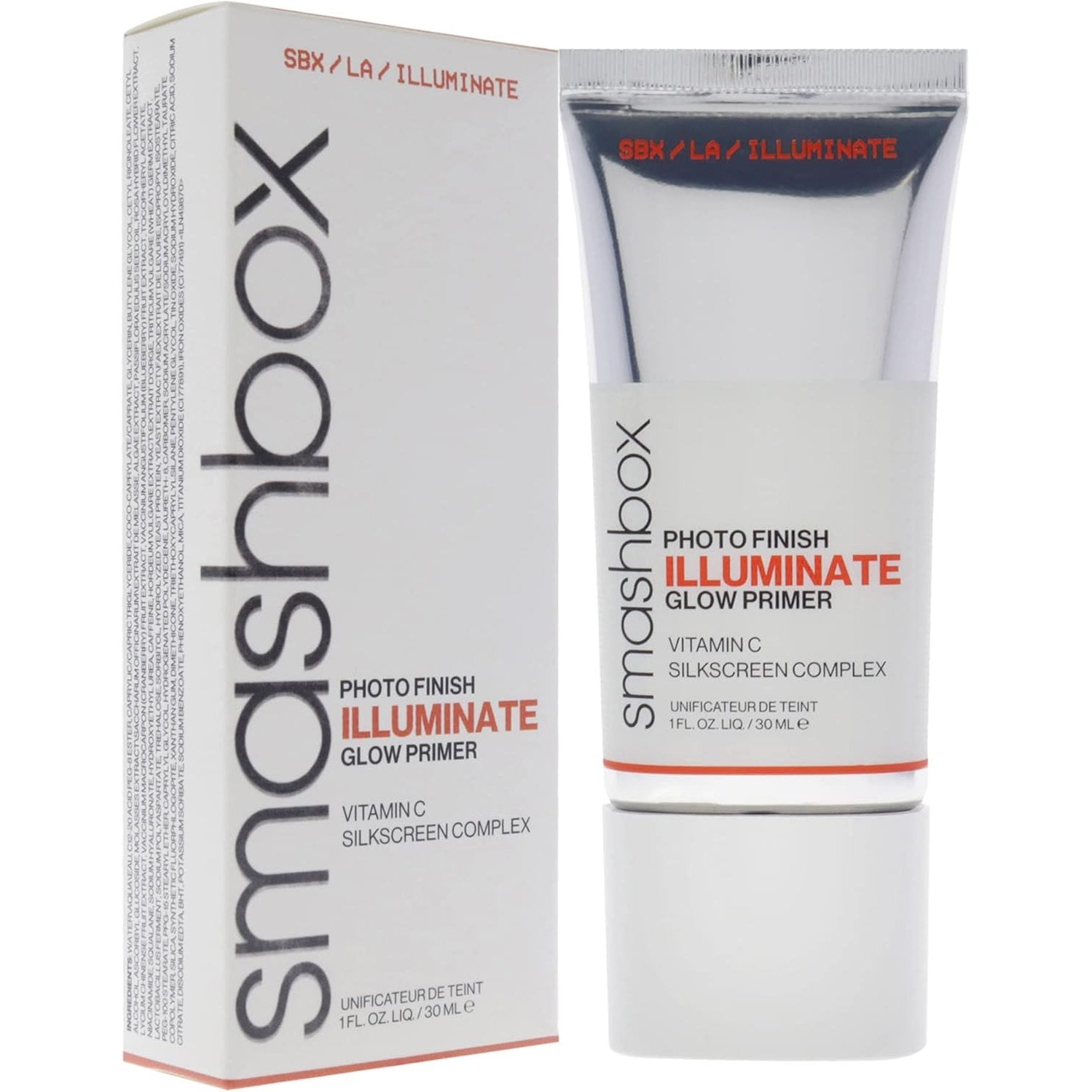 Smashbox Photo Finish Illuminate Glow Makeup Primer | Luminous, Long Lasting, Hydrating, Vegan + Cruelty Free, 1 Fl Oz