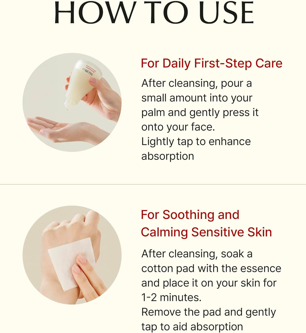 SU:M Secret Essence - Korean Skin Care, Hydrating & Soothing Serum for Skin Barrier Repair, Elasticity, Radiance & Texture Enhancement. Sensitive Skin, Liquid Ceramide (1.01 fl oz)