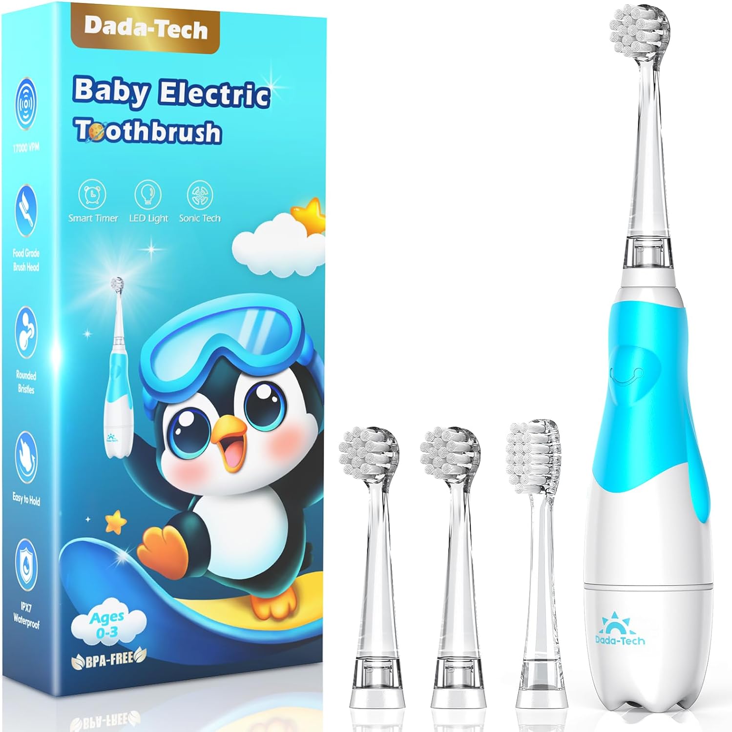 DADA-TECH Baby Toothbrush Blue