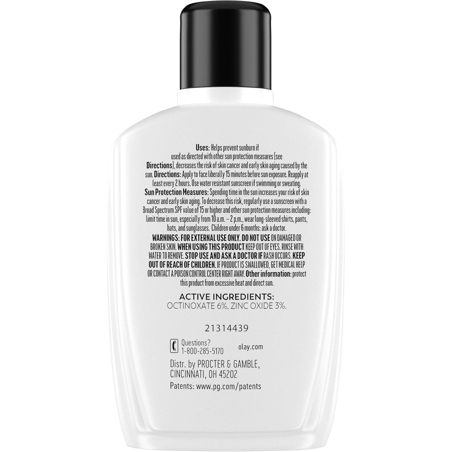 Olay Complete Lotion Moisturizer with SPF 15 Sensitive, 6.0 oz