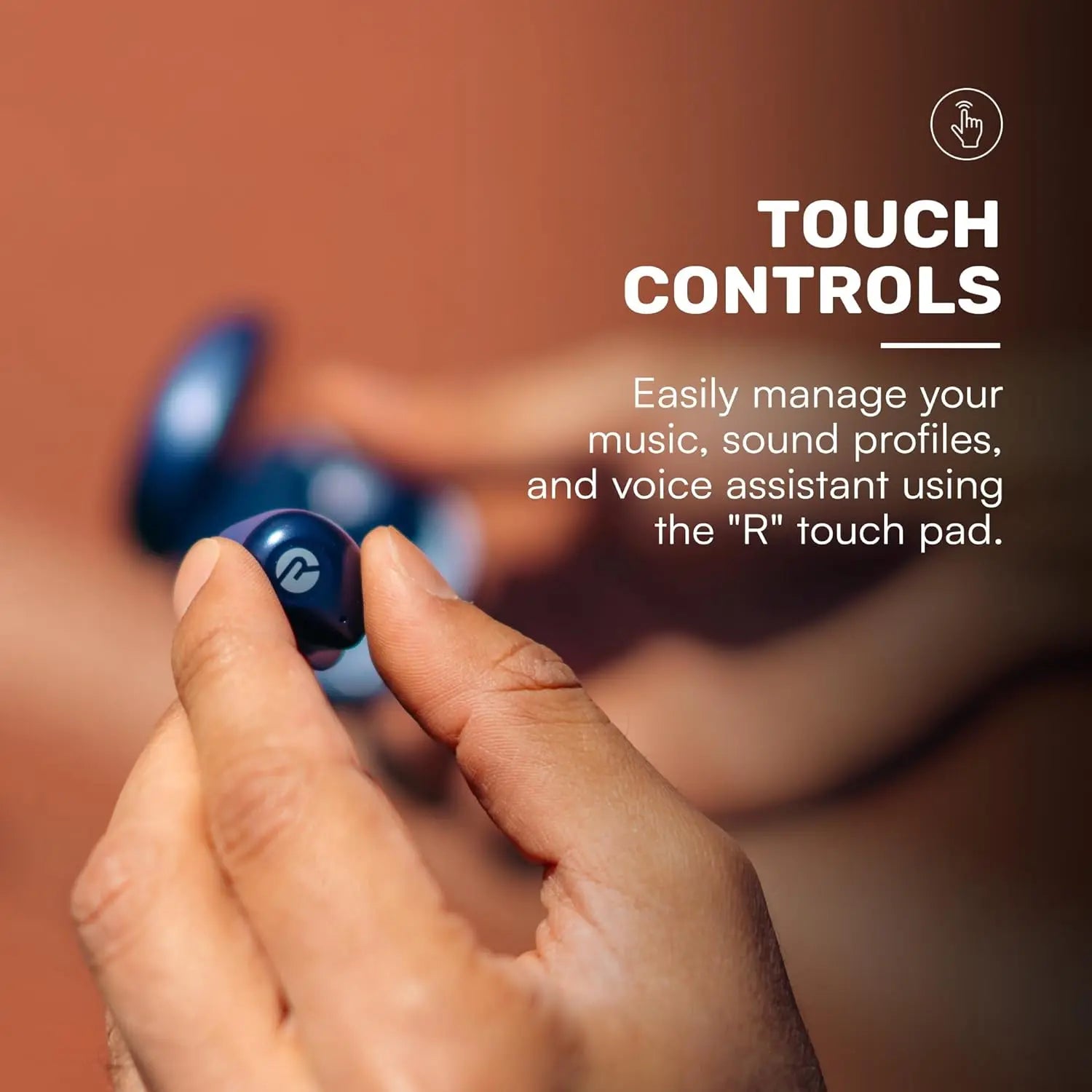 Raycon Fitness Bluetooth True Wireless Earbuds with Built in Mic 54 Hours of Battery IPX 7 Waterproof and Charging Case with Talk, Text, and Play Bluetooth 5.2 Portable Sport (Purple)