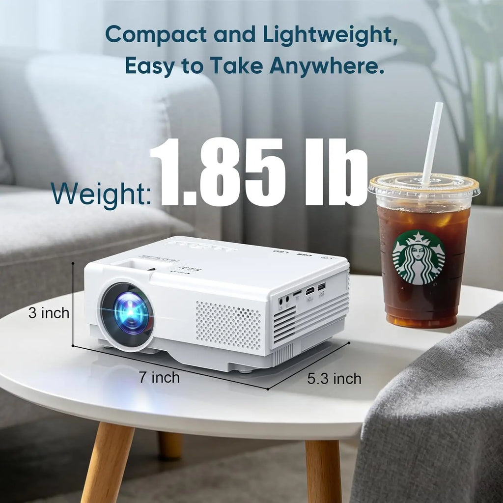 LOZOYOctor with WiFi, 2023 Upgrade 8500L [100" Projector Screen Included] Projector for Outdoor