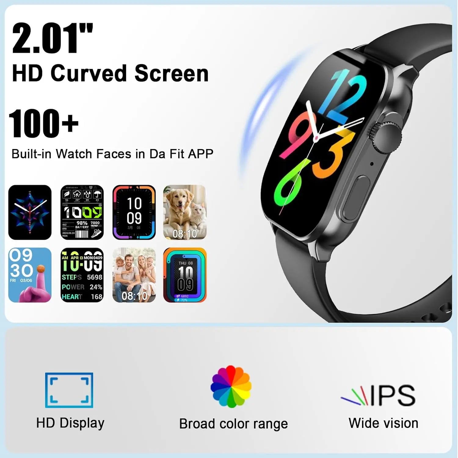 Poounur Smart Watch for Men Women(Answer/Make Calls), 1.95" HD Smartwatch, Fitness Tracker with 120+ Sport Modes, IP68 Waterproof, Heart Rate/Sleep/Step Monitor