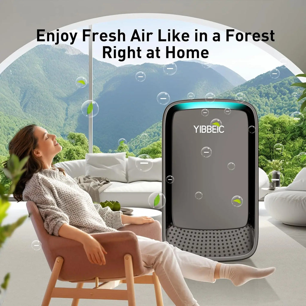 Air Purifier Plug In 4 Pack,Air Ionizer Purifier For Home Plug In,Forest Air Maker,Portable Negative Ion Generator,Ionic Air Freshener For Pet Odor,Kitchen Odor