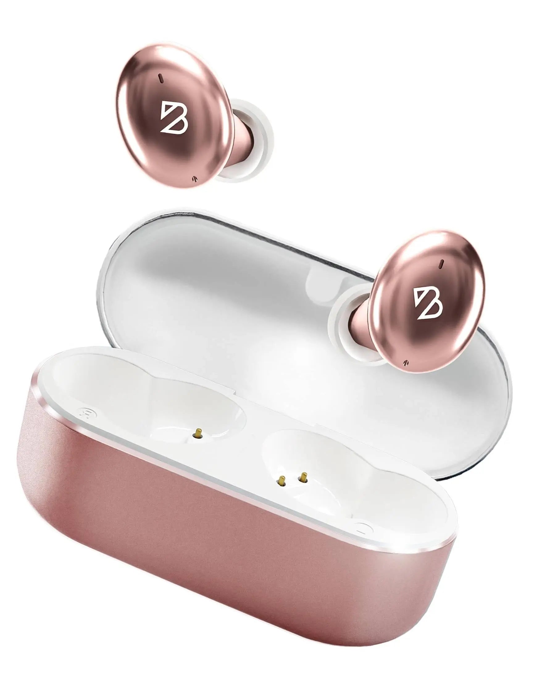Back Bay Audio Tempo 30 Wireless Earbuds for Small Ears, Black Bluetooth 5.0 In-Ear Earbuds with 32 Hours Battery Life, IPX7 Waterproof, Extra Bass Mode, Dual Microphones