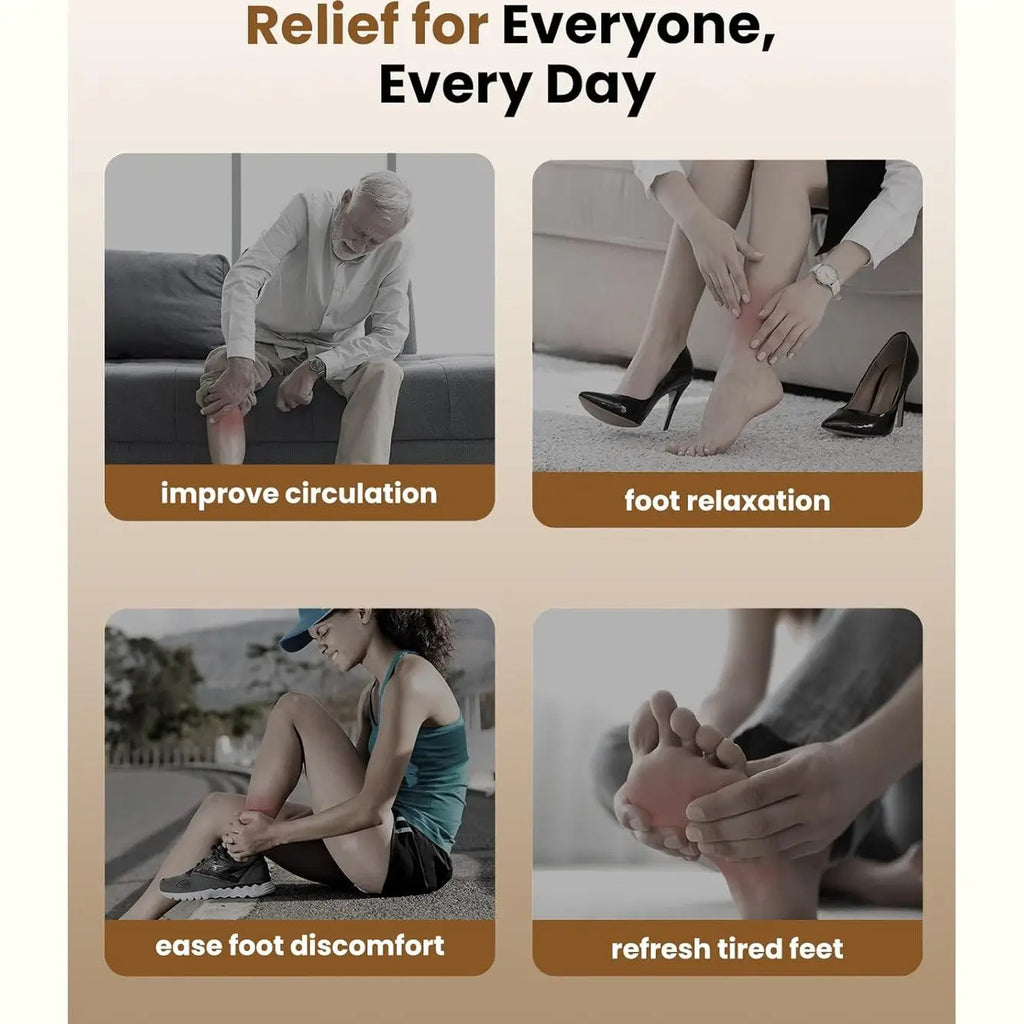 Bob and Brad Lite Foot Massager with Heat, Shiatsu Feet Massager for Plantar Fasciitis and Relieve Pain, Electric Foot Massager Deep Kneading, Compression - Remote Control, Gifts for Valentines