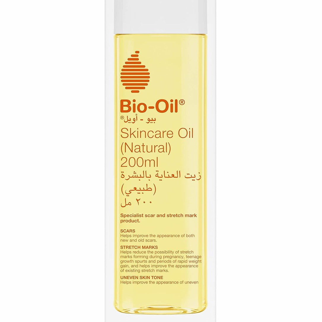 Bio-Oil 100% Natural Skincare Oil with organic jojoba oil |Specialist for Scar and Stretch marks,Uneven Skin tone, Ageing & Dehydrated Skin|Dermatologically tested|Formulated for all Skin types|200ml
