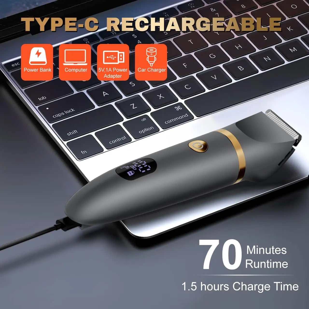 Electric Groin Hair Trim Ball Trimmer for Men Body Shaver Below-The-Waist Groomer Nose Hair Trimmer Waterproof Cordless 3 in 1