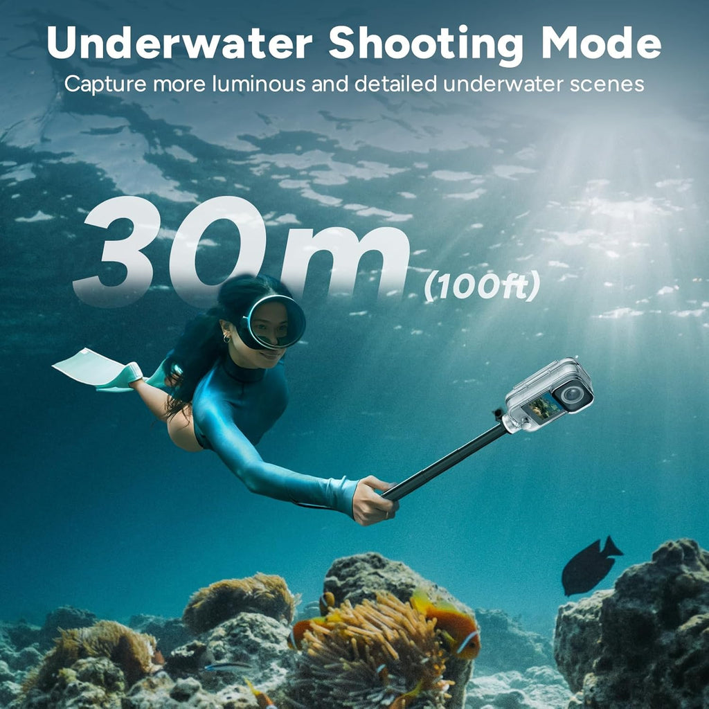 SJCAM C300 4K Action Camera,7H Power,Dual Touch Screen,170°FOV Pocket handheld camera,6-Axis Stabiization POV cam,8x Zoom Wearable Body Cam,3800mAh Vlogging Camera for Live Streaming,64G card,White
