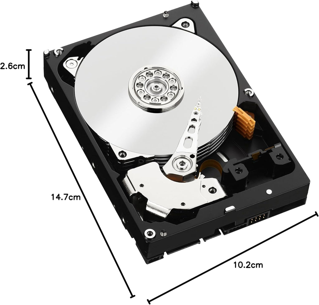 Western Digital WD Black 4TB Performance Hard Drive - 7200 RPM, SATA 6 Gb/s, 256 MB Cache, 3.5" - WD4005FZBX