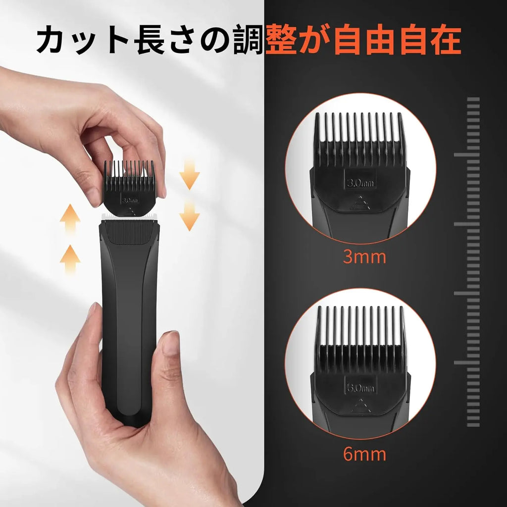 MAXGROOM Body Hair Trimmer - Professional Grooming for Men and Women | Cordless Electric Shaver with Precision Blades