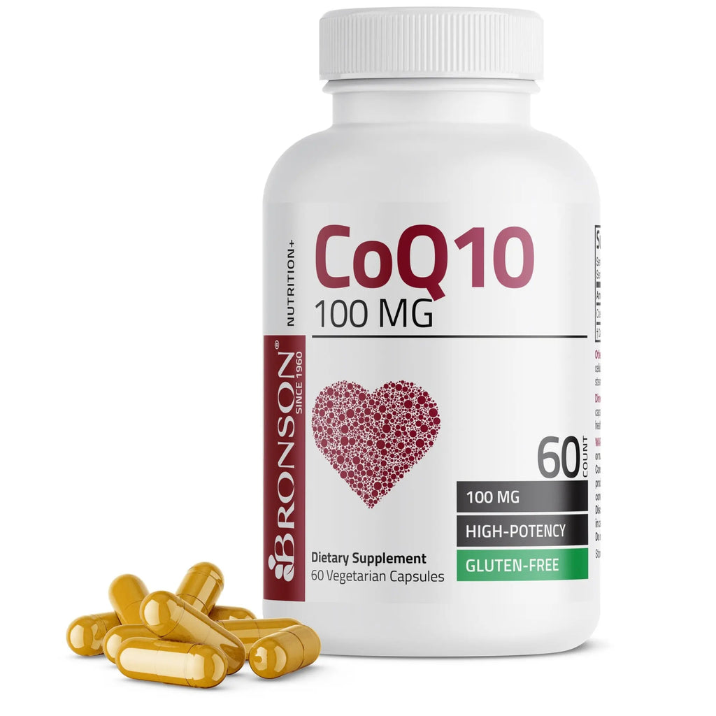 Bronson CoQ10 100 MG High Potency Cellular Energy Production, 120 Vegetarian Capsules