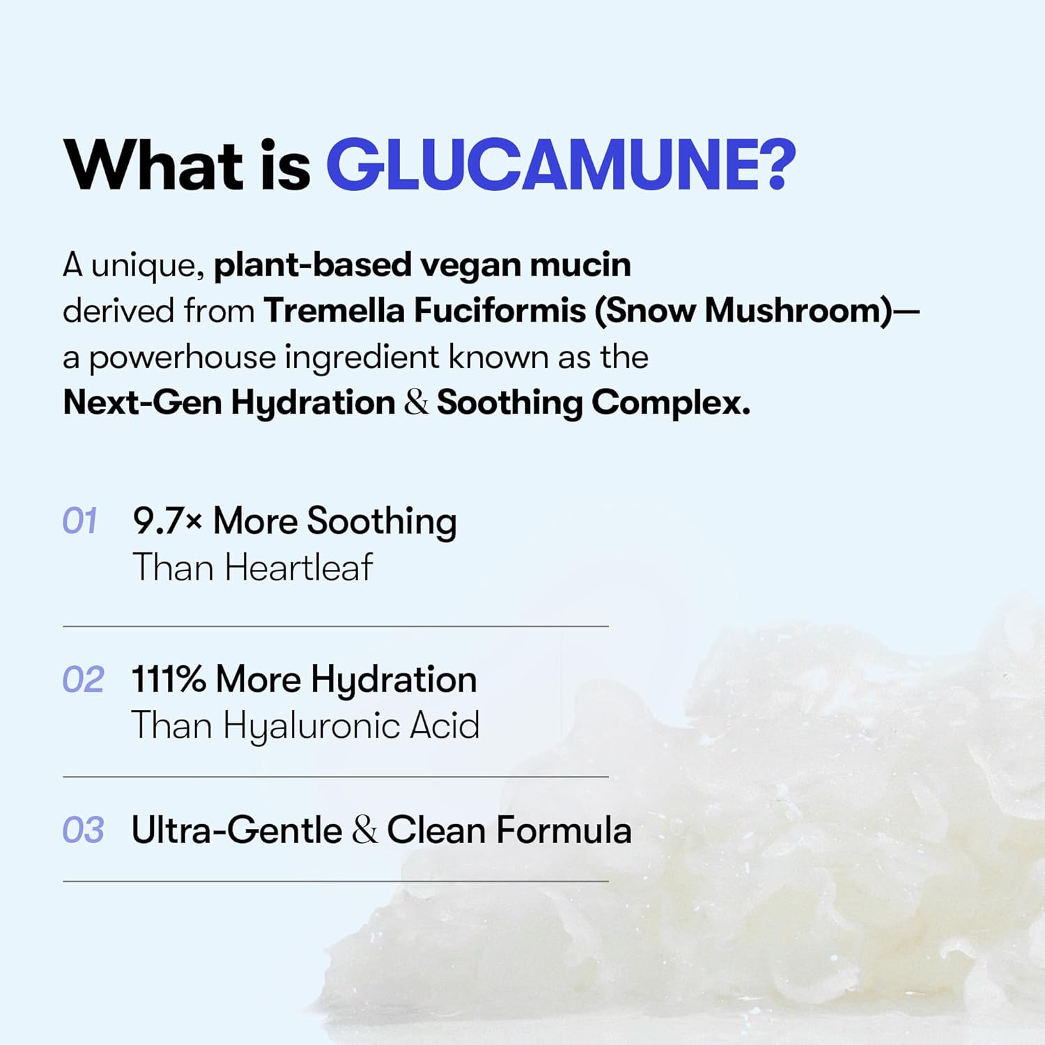 VT Cosmetics Glucamune Essence | Vegan Mucin Facial Essence for Deep Hydration & Soothing | Plant-Based, Paraben-Free, Pure & Clean Korean Skincare for All Skin Types (3.38 fl Oz/100ml)