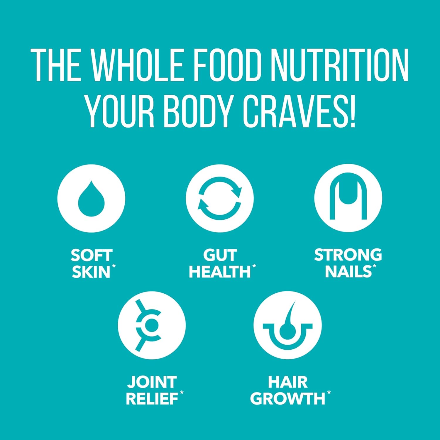 Nature's Plus Collagen Peptides 294 Grams, Contains I, II, III, IV, V & X Type Collagen - For Hair Growth, Soft Skin, Strong Nail, Gut Health, Joint & Muscles Relief