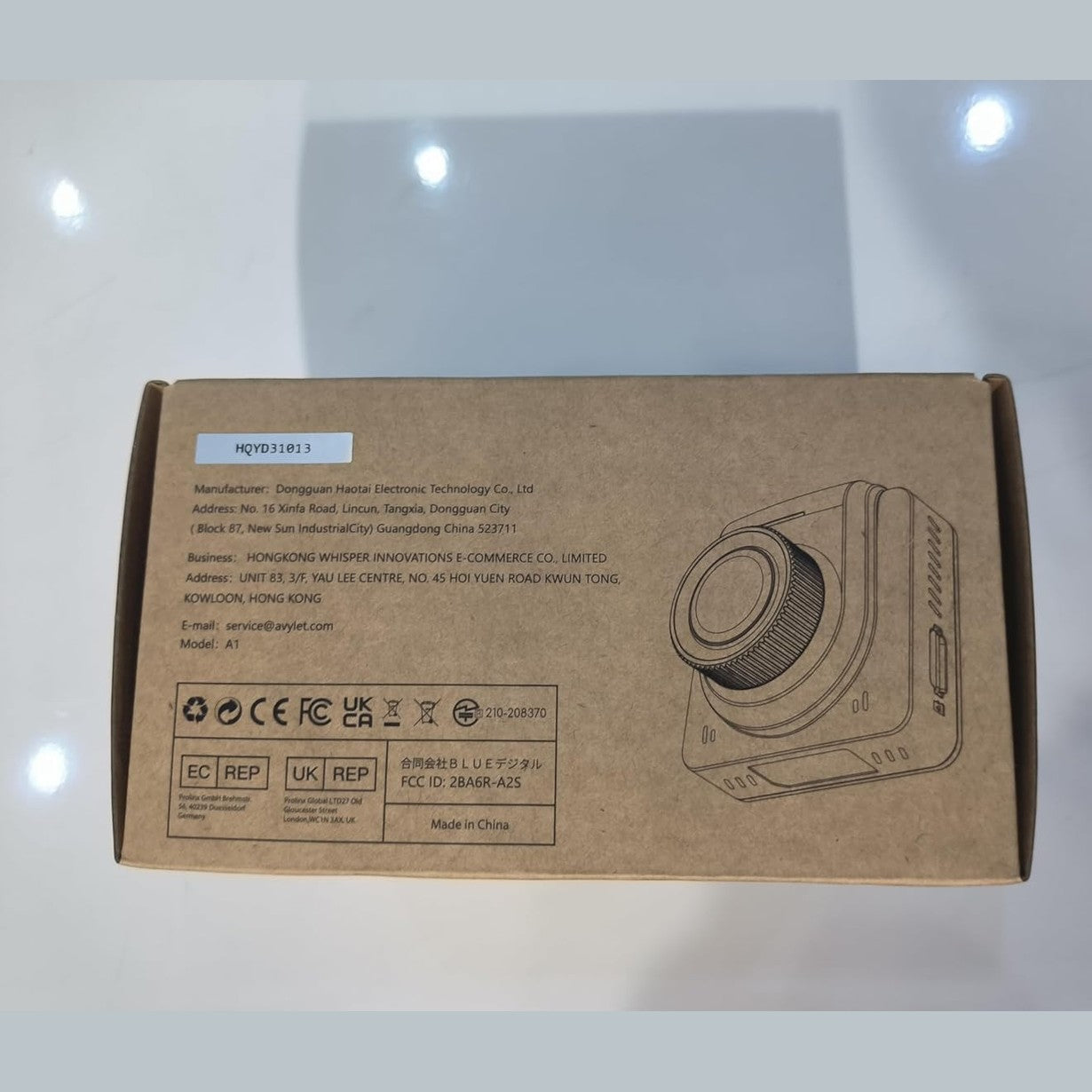 Dashcam Car WiFi 2K, Mini Front Car Camera with 64GB Map Supports External GPS Module, App, IPS Screen, Ultra Night Vision, 150° Wide Angle, WDR, 24 Hours Parking Mode and Motion Detection, G-Sensor