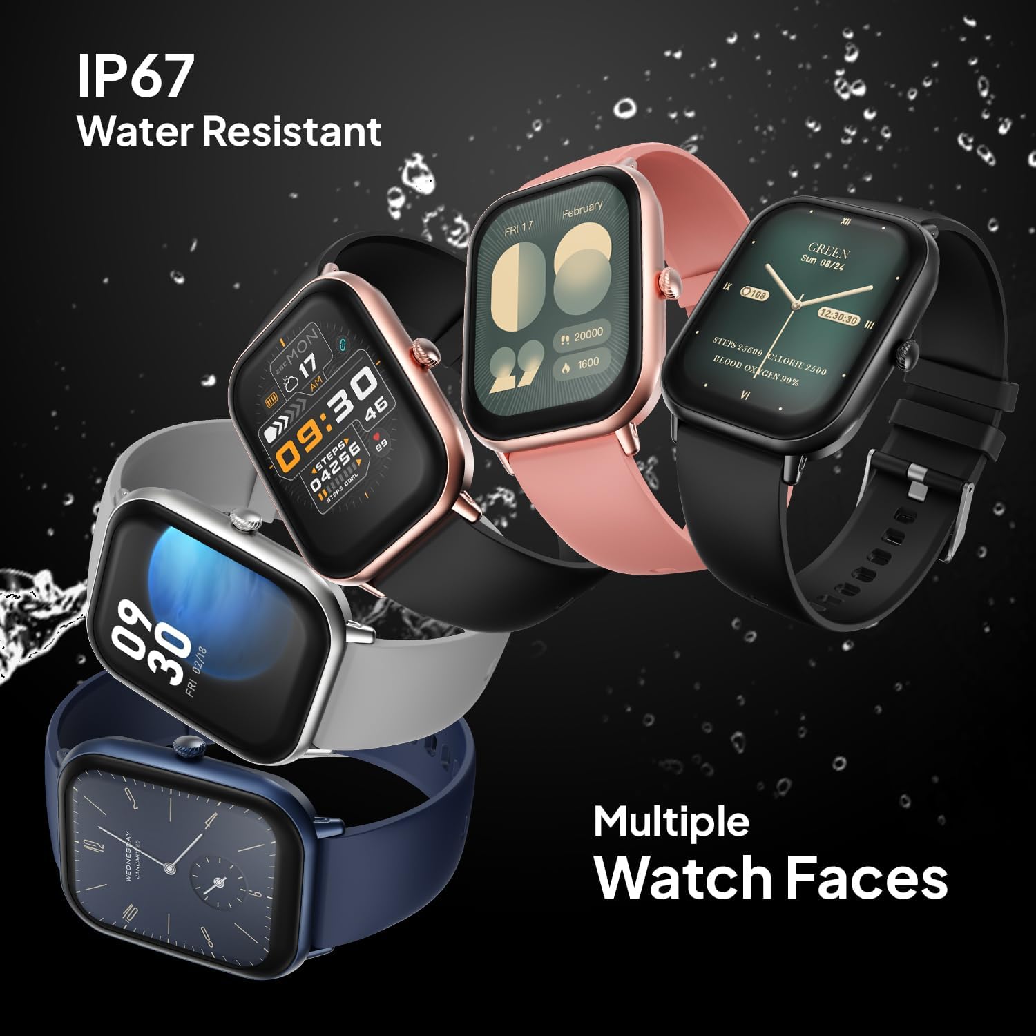 Fire-Boltt Ninja Call Pro Max 51.05mm (2.01 inch) Display Smart Watch, Bluetooth Calling, 120+ Sports Modes, Health Suite, Voice Assistance (Black)