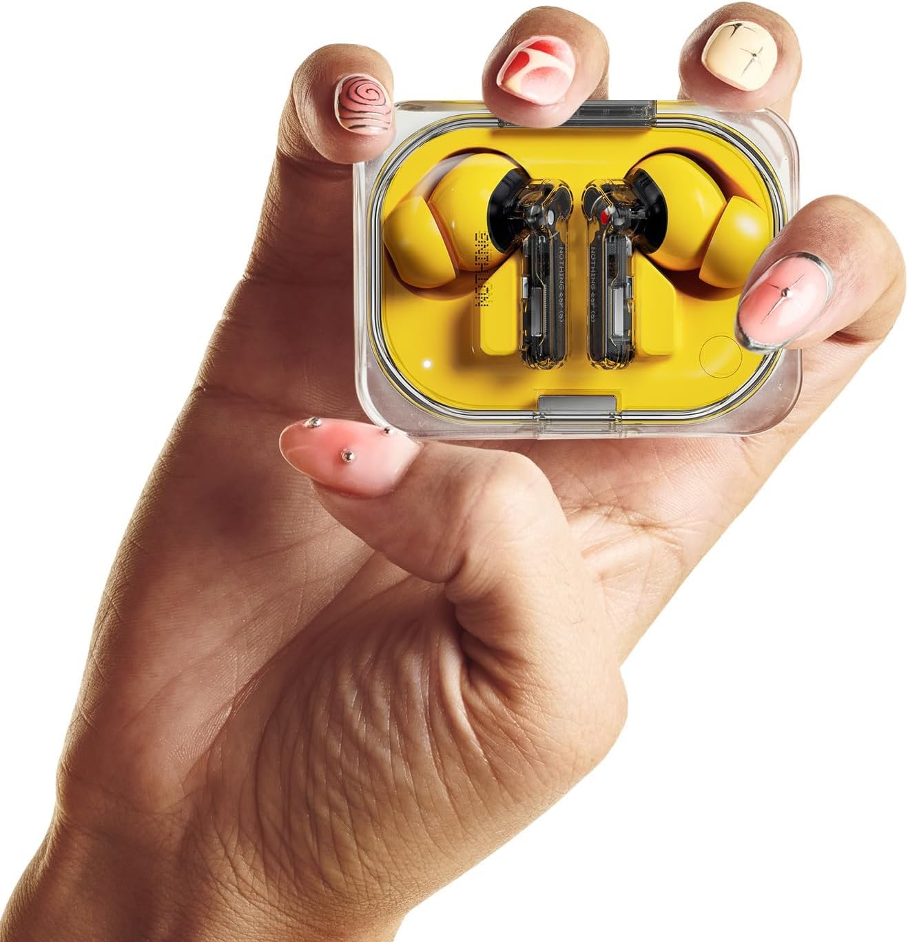 Nothing Ear (a) Wireless Earbuds, 45dB Hybrid Noise Cancelling, 42.5H Playtime, Bluetooth 5.3, Yellow