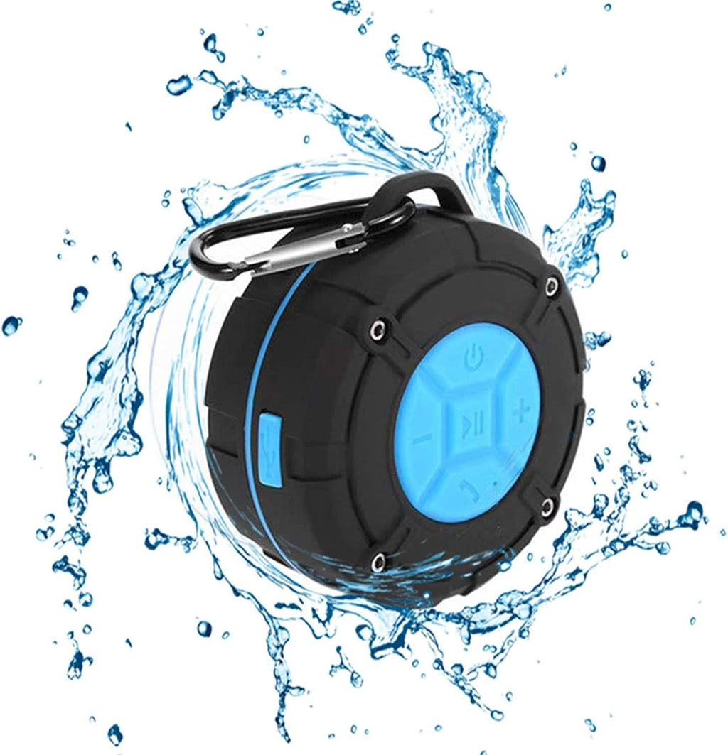 Shower Speaker Waterproof IPX7 Bluetooth Speaker with Suction Cup & Hook - Shower Radios, Waterproof Speaker with Louder HD Sound for Bathroom, Pool, Beach, Outdoor