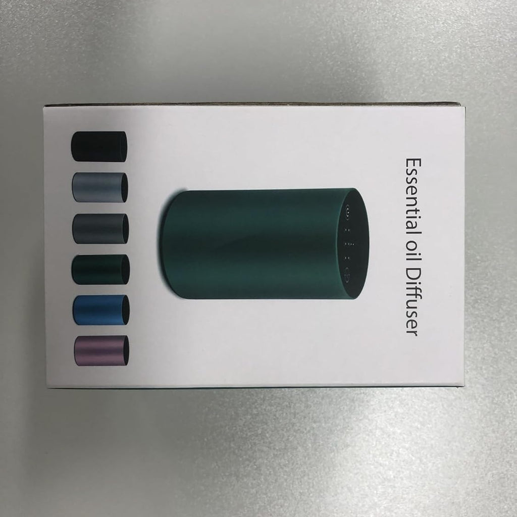 Wasserloser Diffusor, Aromatherapie Zerstäubungsdiffusor, 10/30/90s Sprüheinstellung, Timer & Ätherisches Öl Diffusor Batteriebetrieben Hält 10 h, Super Leise und dichter Nebel für Auto,Raum,Büro