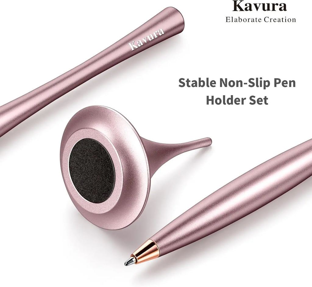 Metal Gravity Spinner Pen – Crafted with Japanese Precision, Anodized for a Sleek Metallic Finish – Relieves Stress & Sparks Creativity – Elegant Gift for Professionals and Graduates (Pink)