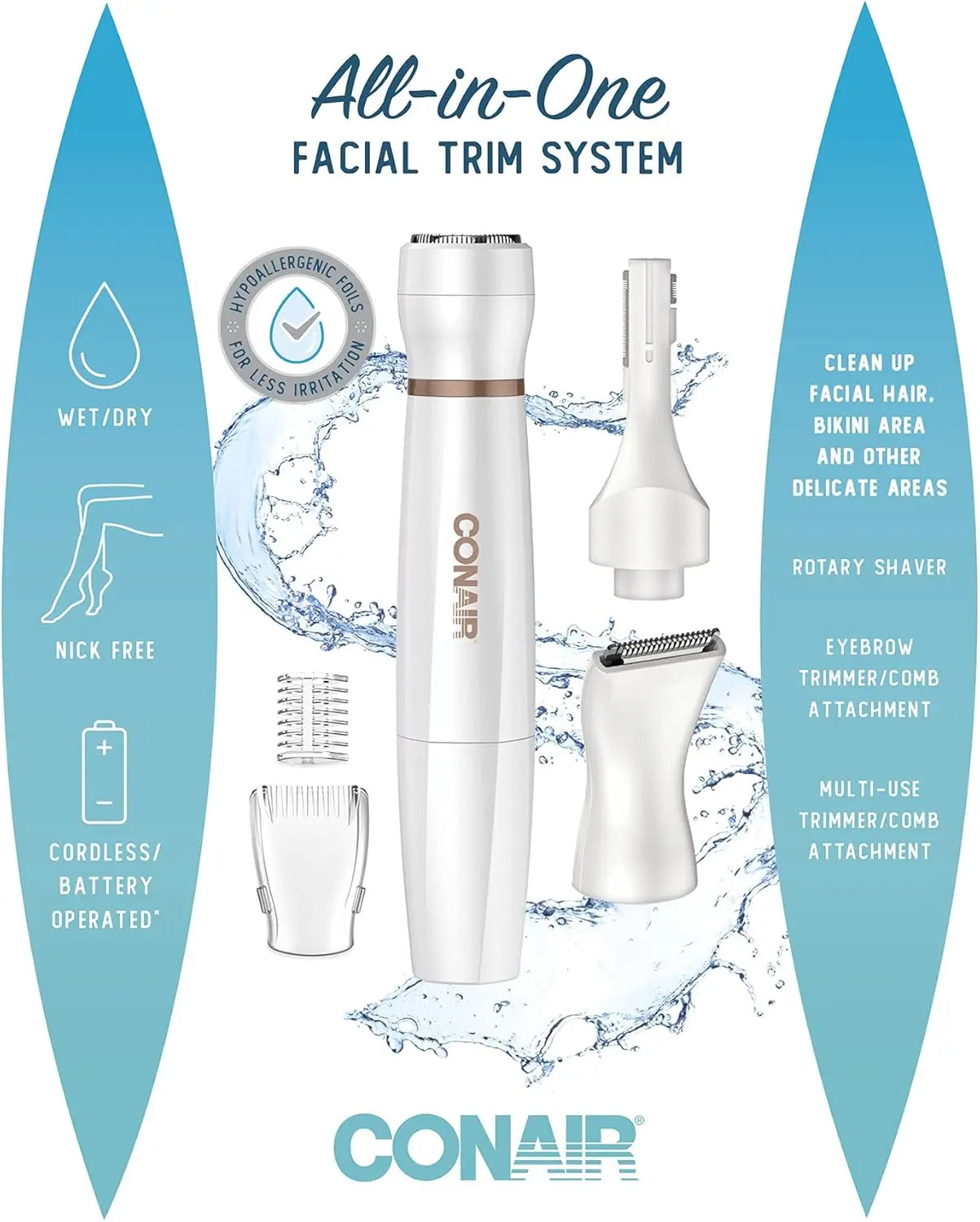 Conair All-in-One Facial Hair T System