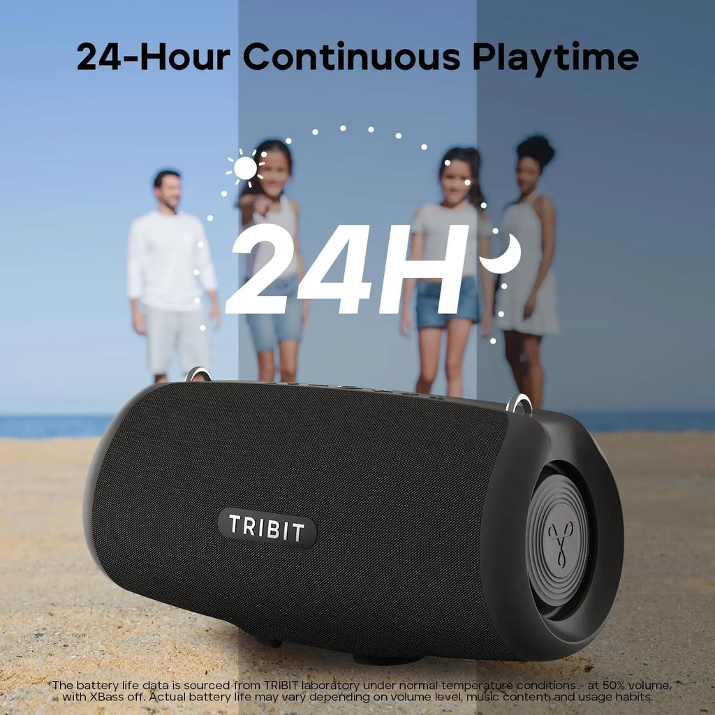 Tribit Portable Bluetooth Speaker StormBox Lava