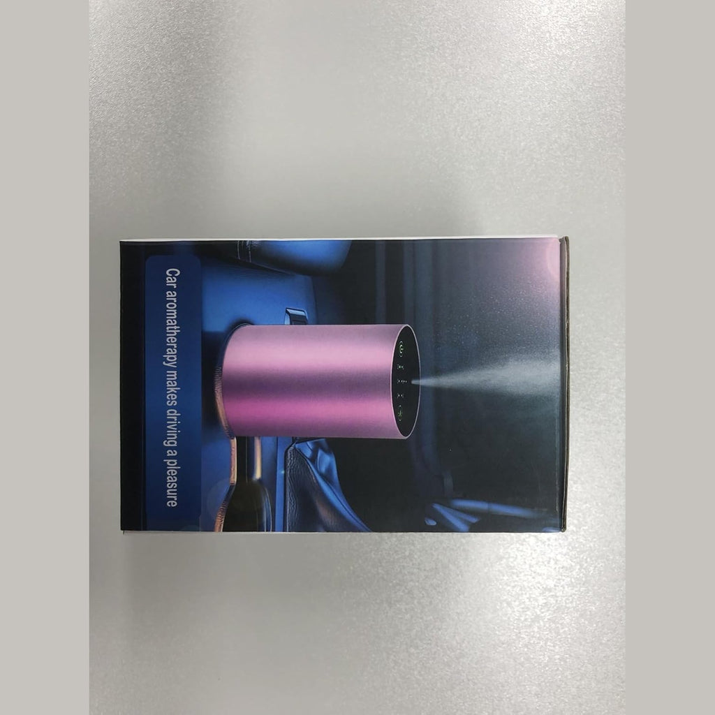 Wasserloser Diffusor, Aromatherapie Zerstäubungsdiffusor, 10/30/90s Sprüheinstellung, Timer & Ätherisches Öl Diffusor Batteriebetrieben Hält 10 h, Super Leise und dichter Nebel für Auto,Raum,Büro